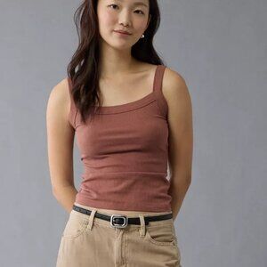 NWT American Eagle Daily Fave Ribbed Tank Top M